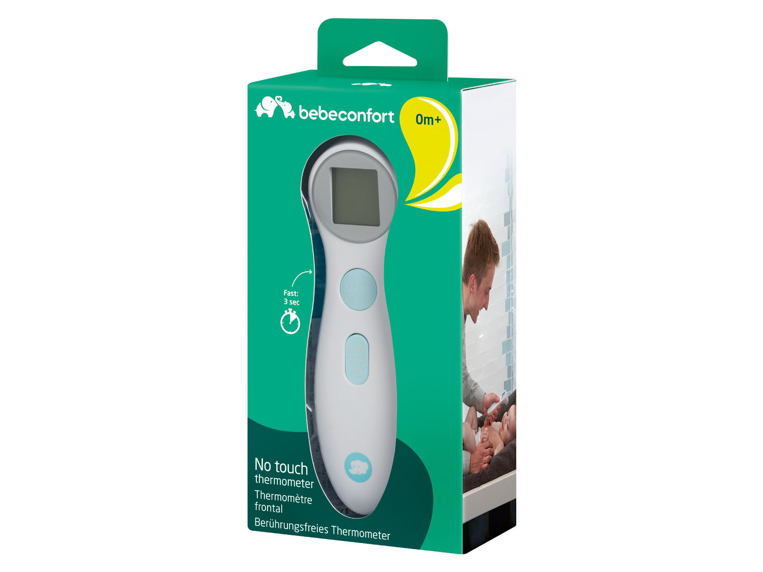bebeconfort Infrarot-Thermometer, berührungslos, mit A…