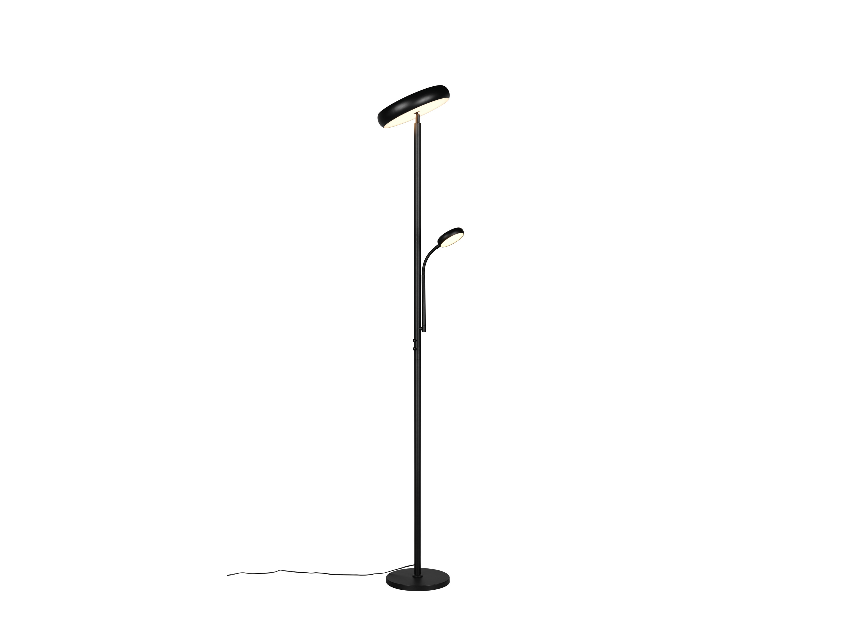 REALITY LEUCHTEN Stehleuchte Palermo mit Fernbedienung (Schwarz matt, 183 cm) – Bild 4 von 4