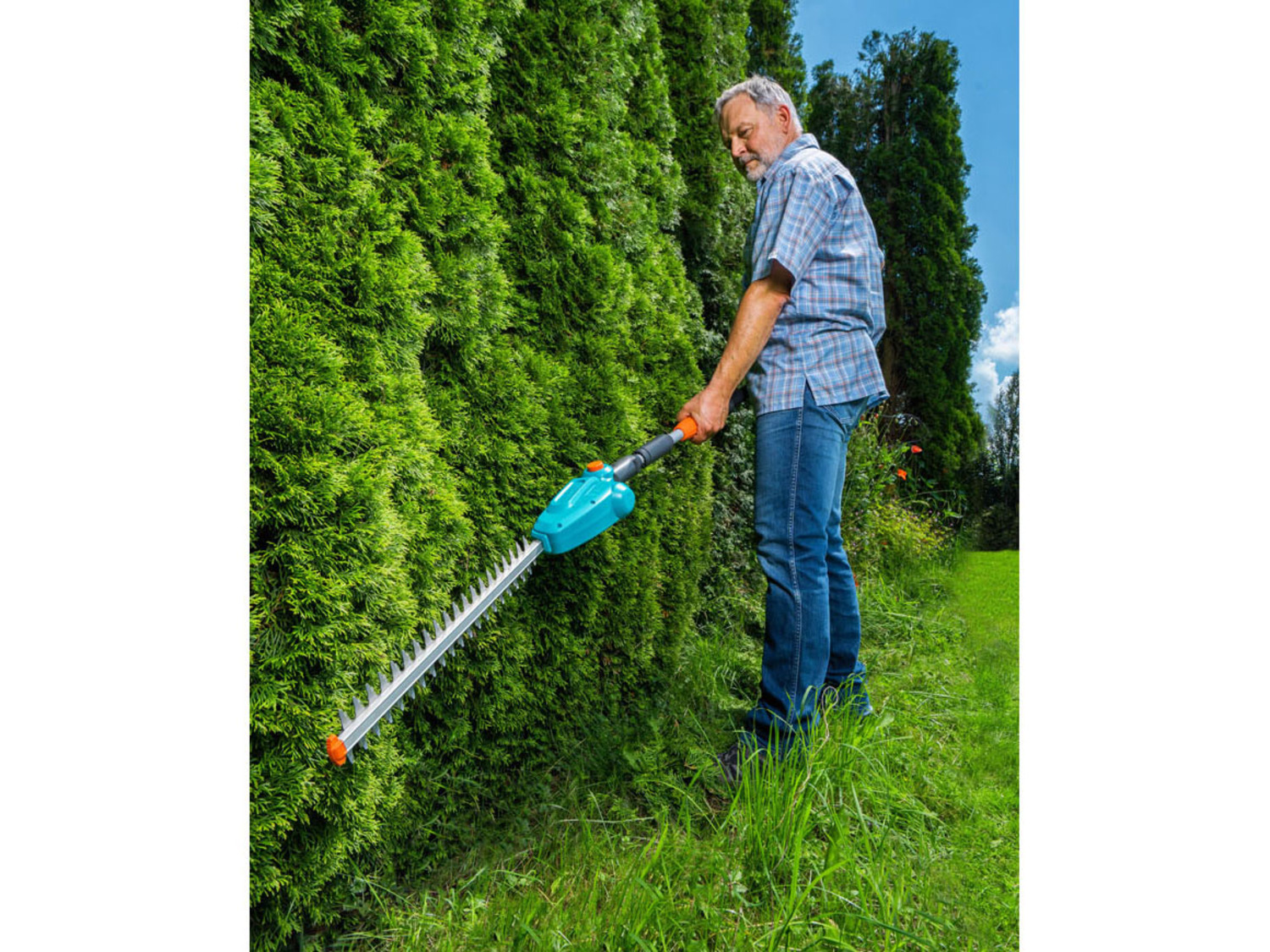 Gardena Akku-Teleskop-Heckenschere »THS 42/18V Power F… | Gartenscheren & Entaster