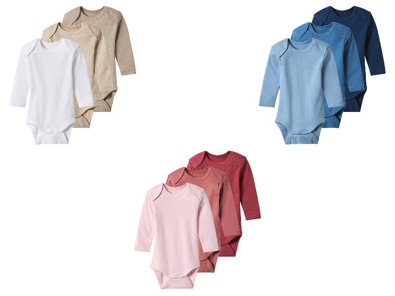 Sets Babybodys in neutralen, blauen und rosa Farben