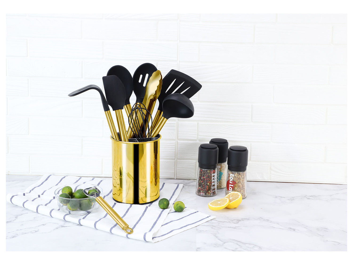 Thumbnail - ECHTWERK Küchenhelfer Set (Gold, 10-teilig)