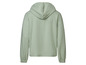 Ein hellgrünes Hoodie mit Kapuze.