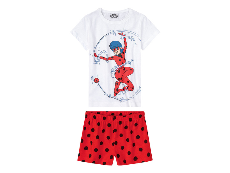 Pyjama mit Ladybug-Motiv für Mädchen.