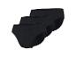 Dreierpack schwarze Baumwoll-Herrenslips