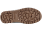 Braune Gummisohle mit rutschfestem Profil für Gummistiefel.
