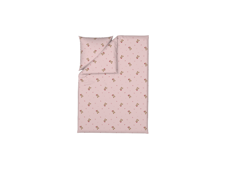 LIVARNO® Mikrofaser-Feinbiber-Bettwäsche mit Bären-Motiv, 155 x 220 cm