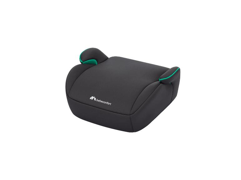 Dunkelgrauer Kindersitz mit grünen Akzenten