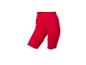 Rote gerippte High-Waist-Radlerhose