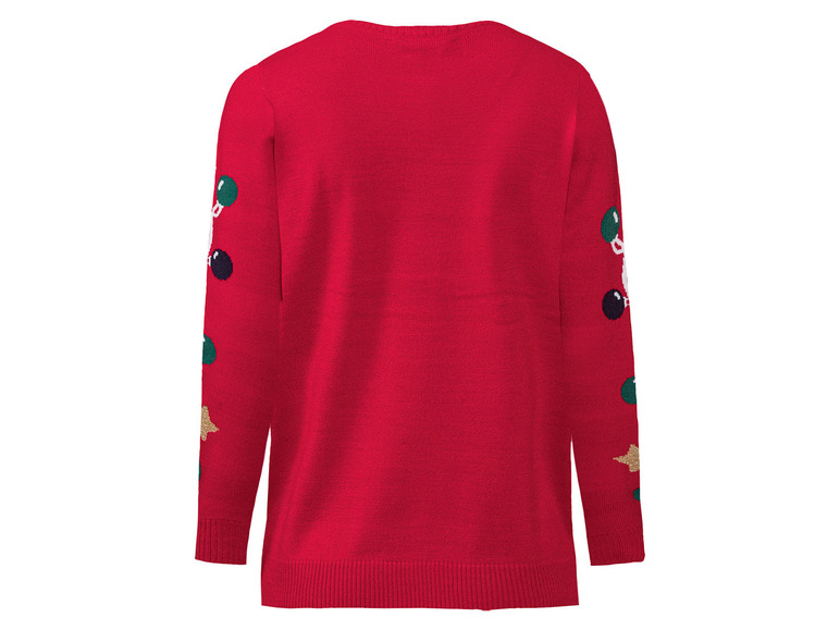 Gehe zu Vollbildansicht: esmara Damen Pullover mit weihnachtlichen Motiven - Bild 3