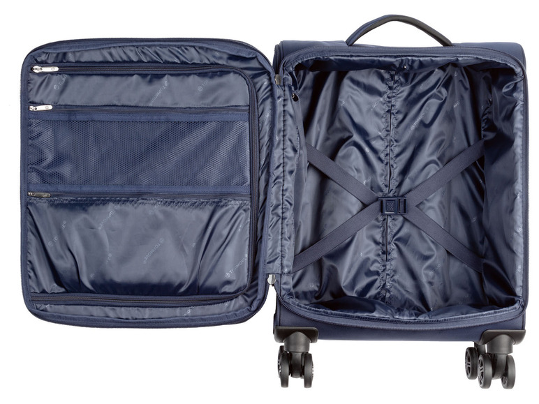Gehe zu Vollbildansicht: TOPMOVE® Koffer (Boardtrolley), blau, fasst 35 Liter - Bild 8