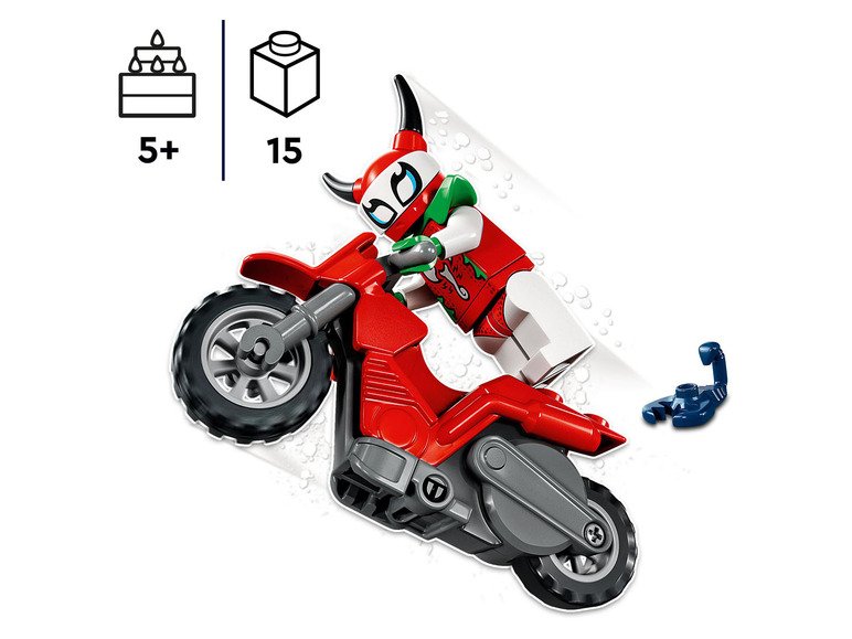 Gehe zu Vollbildansicht: LEGO® City 60332 »Skorpion-Stuntbike« - Bild 3