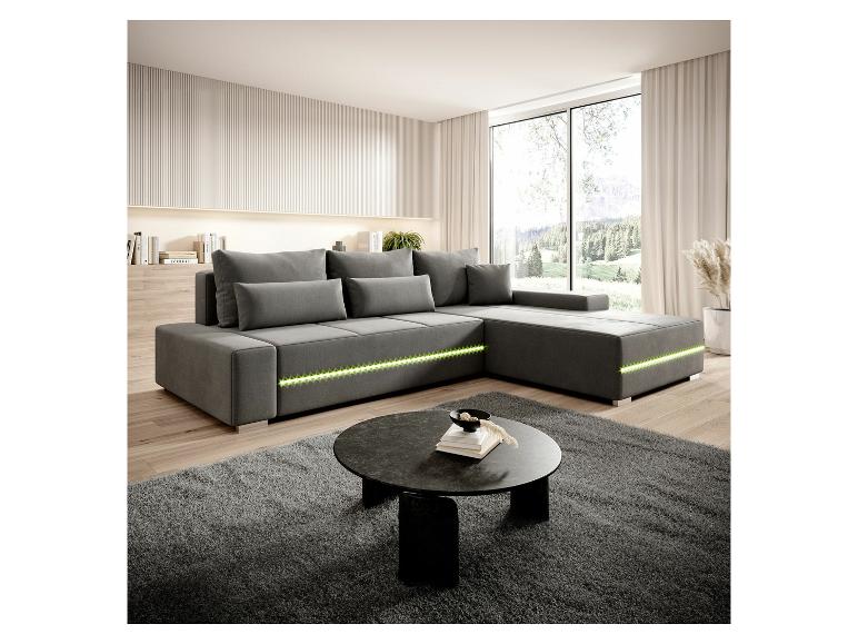 Sofa »Davos«, mit Ottomane und LED-Licht