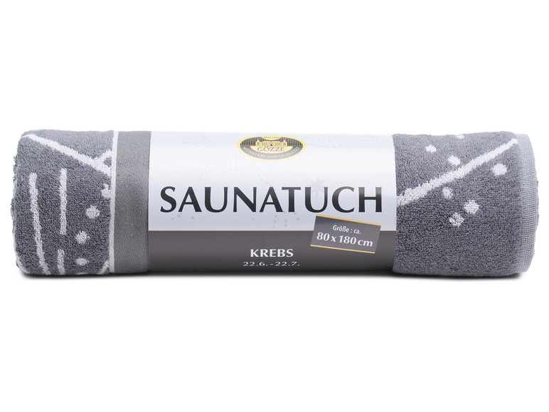 Gehe zu Vollbildansicht: Gözze Saunatuch »Sternzeichen«, reine Baumwolle, 80 x 180 cm - Bild 85
