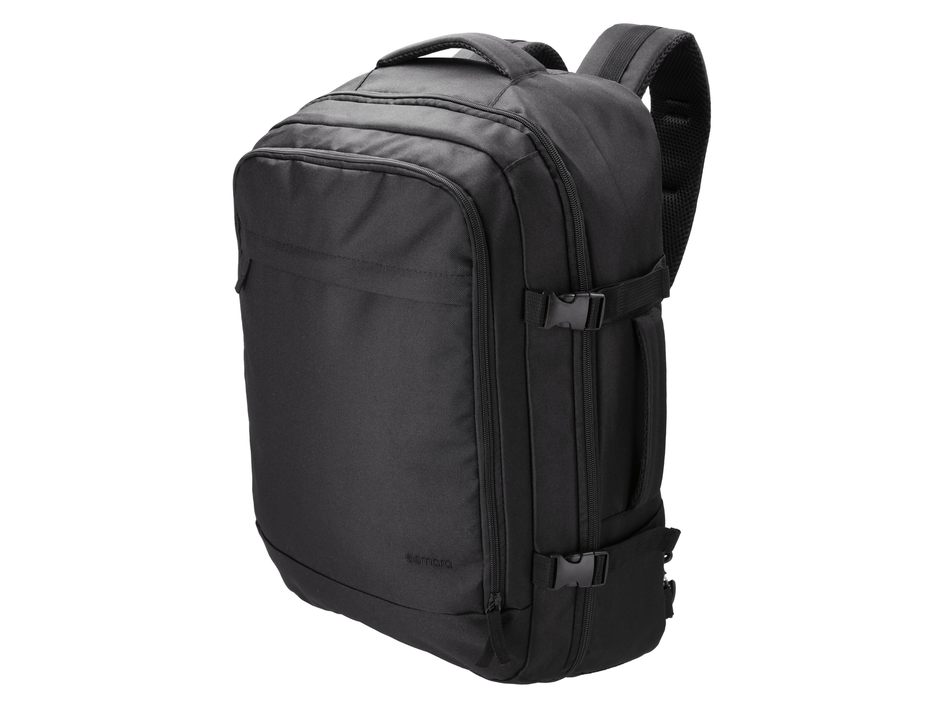 ESMARA® Rucksack Handgepäck 40L (Schwarz)