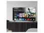 Smart-TV mit Startbildschirm, der Filme und Streaming-Apps anzeigt.