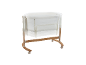 BABYGO Beistellbett Amila mit Schaukelfunktion