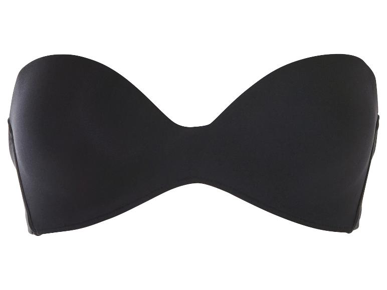 Schwarzer BH ohne Träger.