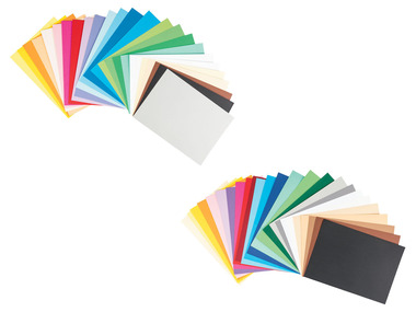 CRELANDO® Maxi-Fotokartonblock / Maxi-Tonzeichenblock, in 25 Farben