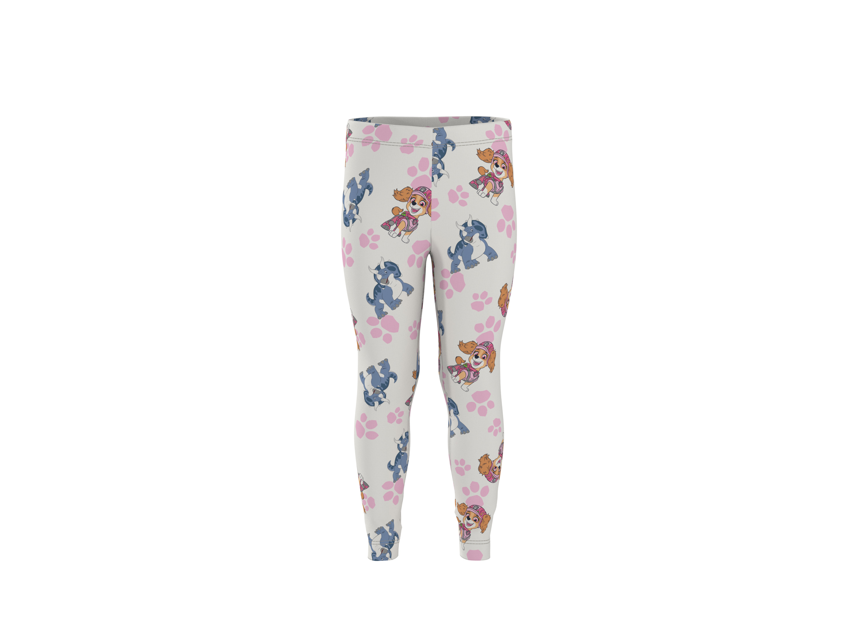 LUPILU® Kleinkinder Leggings, 2 Stück (rosa/weiß, 122/128) – Bild 4 von 4