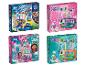 Vier verschiedene Clementoni IDEA Stifte-Atelier Sets mit Paw Patrol, Gabby's Dollhouse und DIY-Themen.