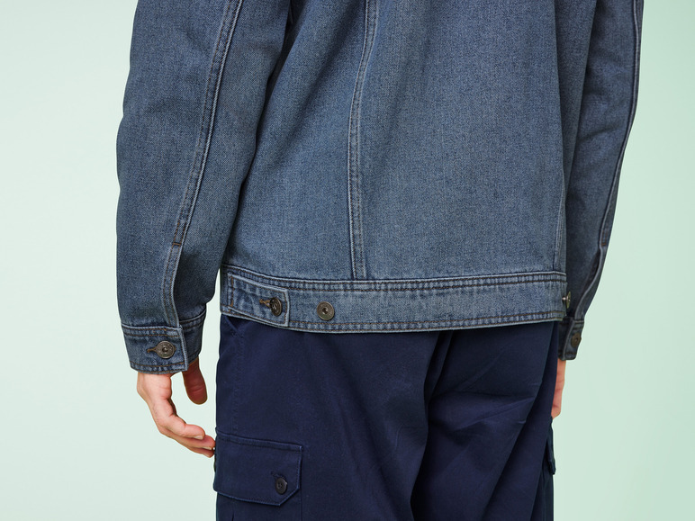 Herren Jeansjacke aus reiner Baumwolle
