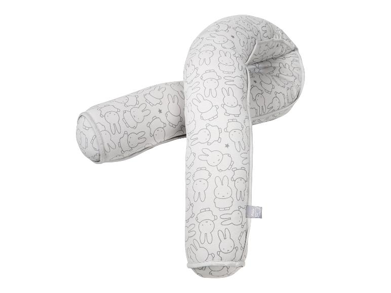 Weißes Stillkissen mit grauem Miffy-Aufdruck
