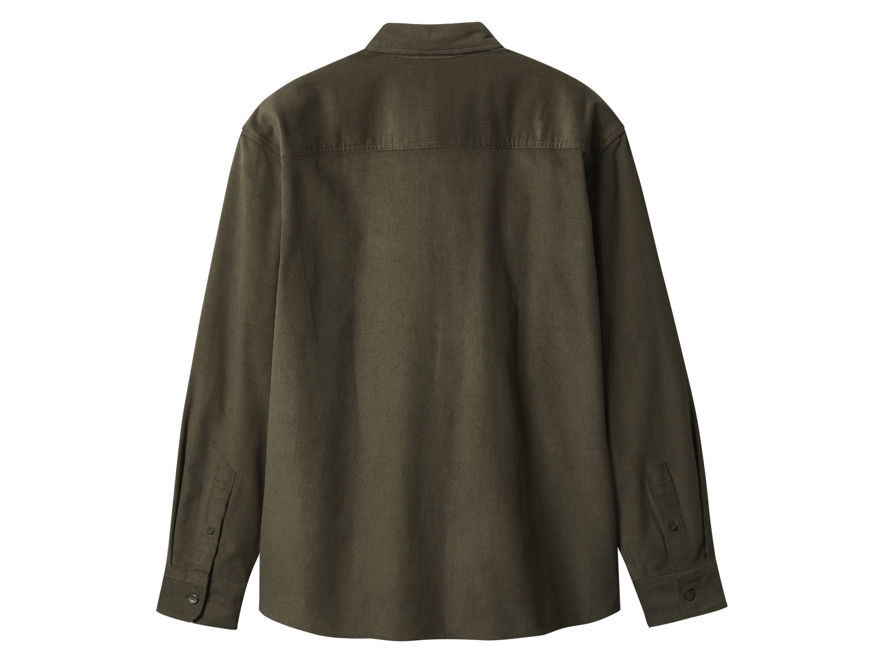 Thumbnail - esmara Men Herren Feincordhemd (Grün, L(41/42))