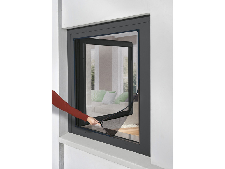 Gehe zu Vollbildansicht: LIVARNO home Insektenschutzfenster, 110 x 130 cm, magnetisch - Bild 1