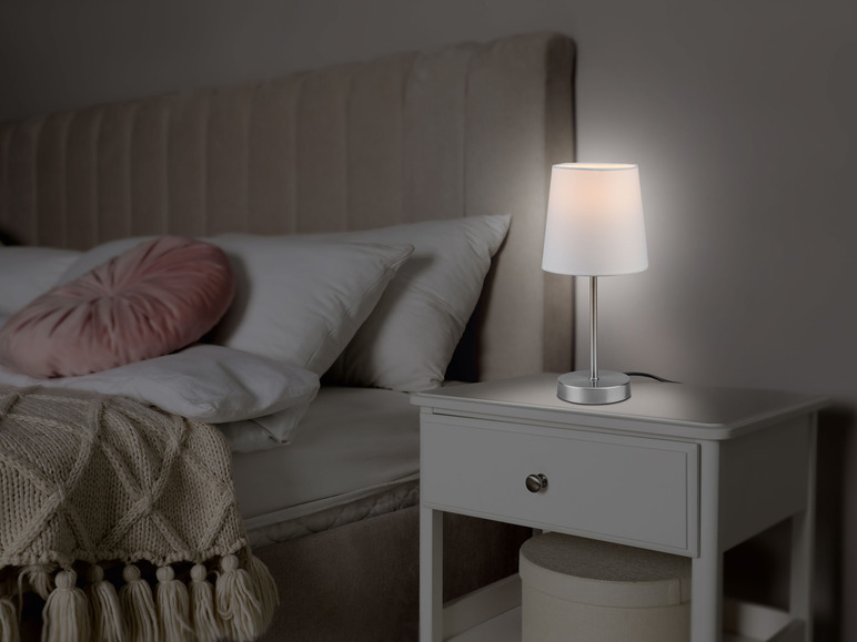 Gehe zu Vollbildansicht: LIVARNO home LED Tischleuchte mit Textilschirm - Bild 4