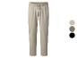 Beige Jogginghose mit Kordelzug.