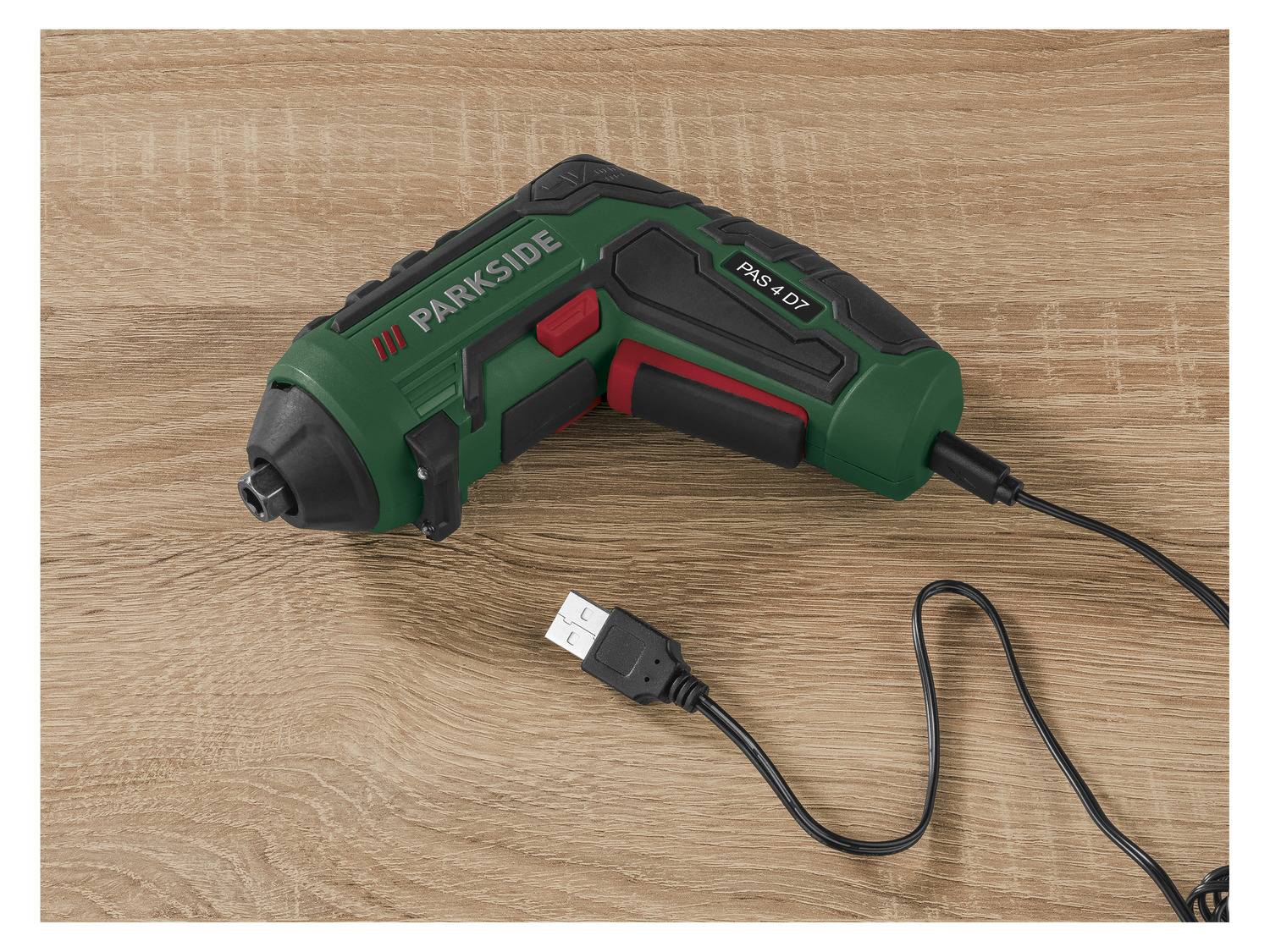 PARKSIDE® 4 mit »PAS 4 V-Akku-Schrauber USB-Ladek… D7«