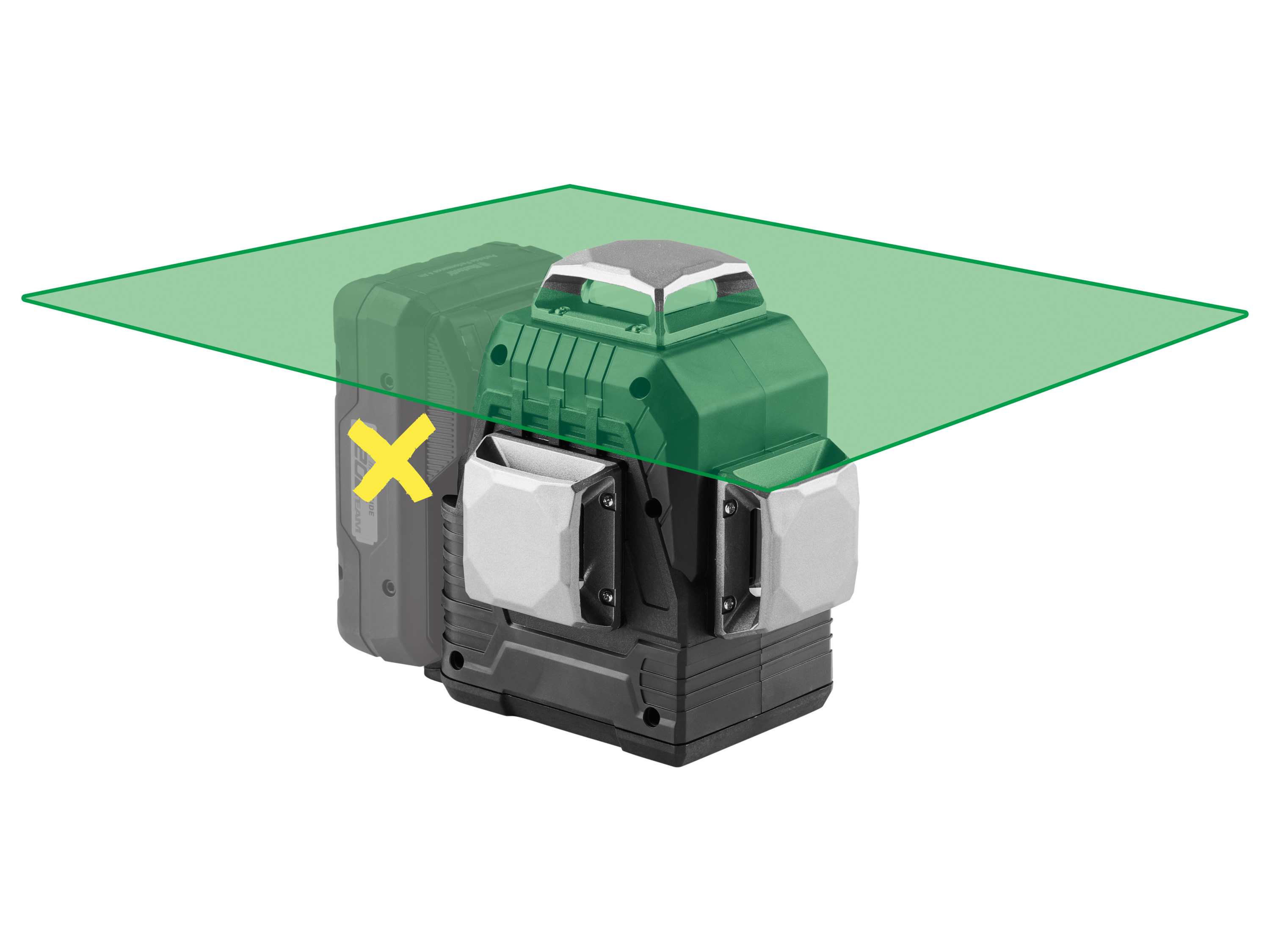 PARKSIDE PERFORMANCE® 20 V Akku-Kreuzlinienlaser »PKLLP 3360 A1 «, ohne Akku und Ladegerät – Bild 4 von 4