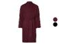 Burgunder Bademantel mit Gürtel.