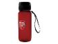 Rote Wasserflasche mit Kanonenlogo und dem Wort „Arsenal“.