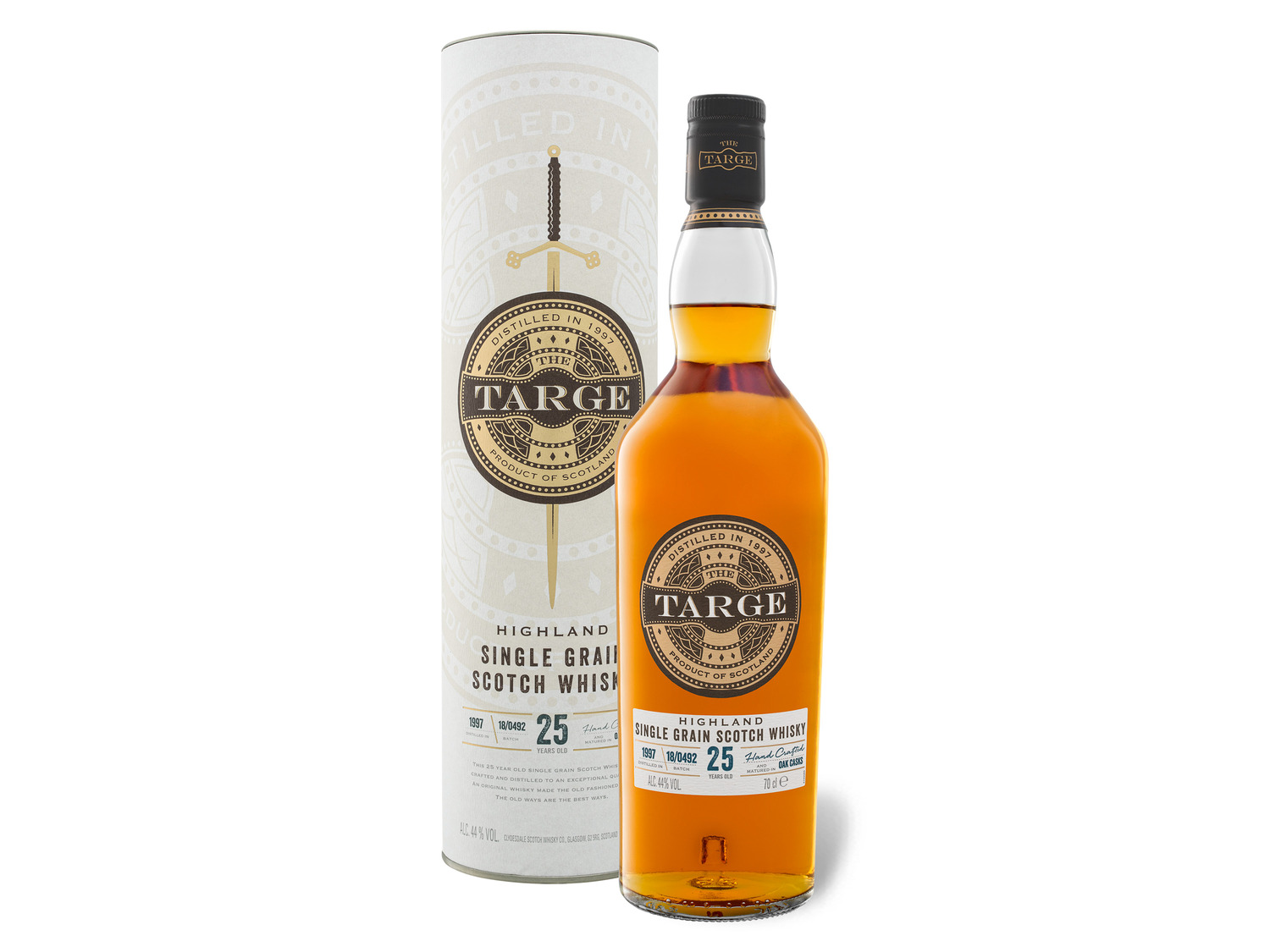 The Targe Highland Single Grain Scotch Whisky 25 Jahre…