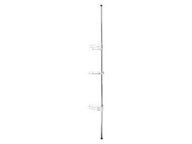 LIVARNO® Teleskop-Badregal, mit 3 Ablagekörben