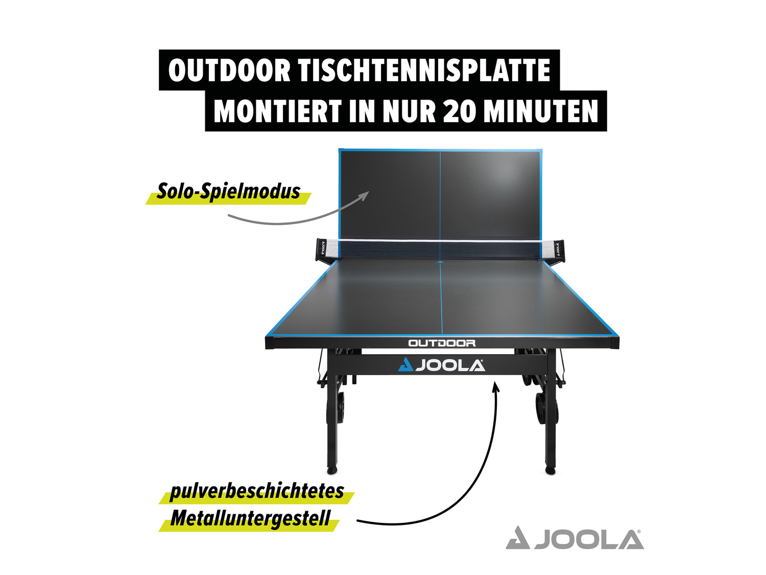JOOLA »j500A« inkl. Cover Tischtennisplatte Table