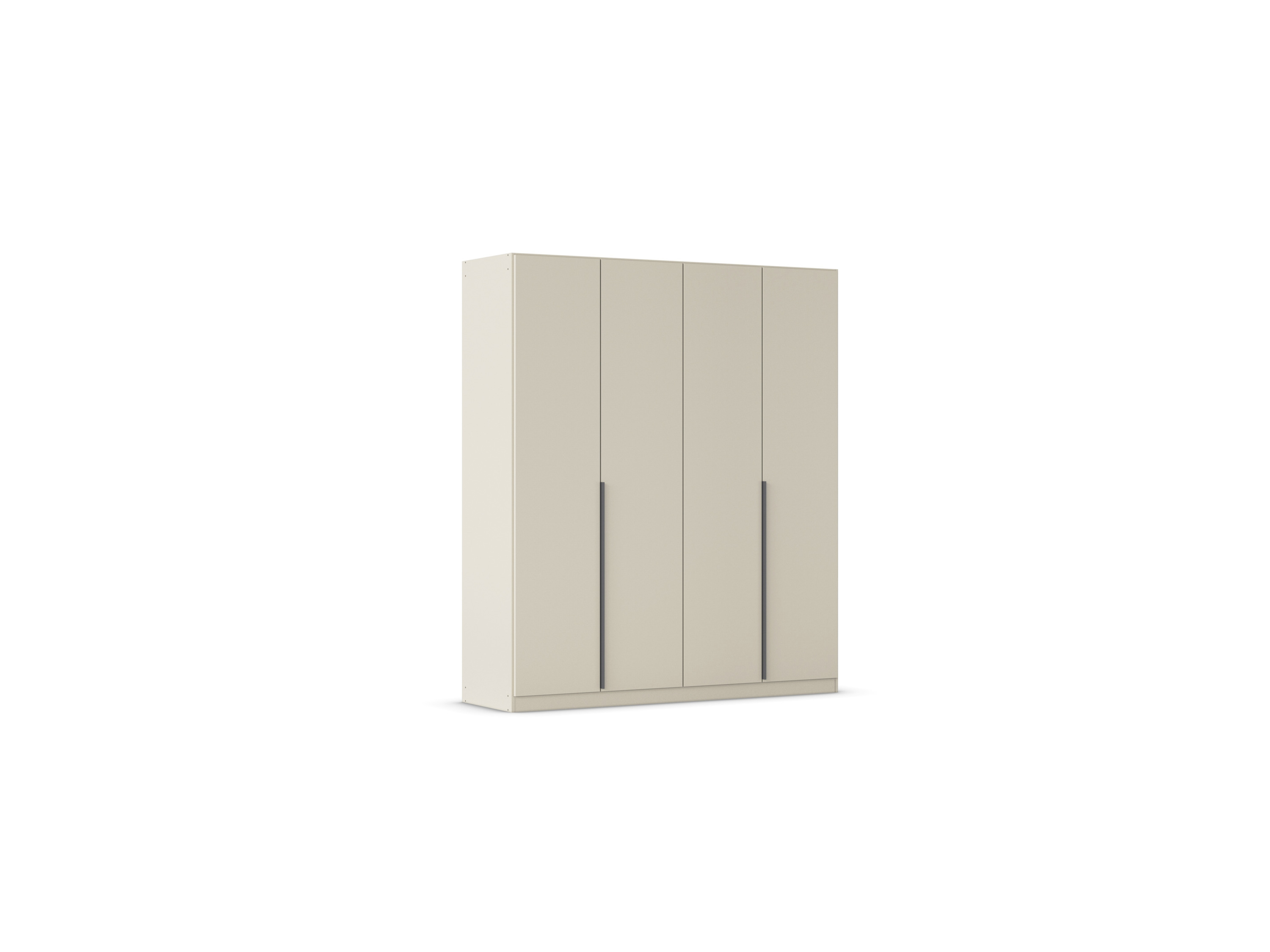 RAUCH ORANGE Drehtürenschrank Alabama (Basic-Zubehör, Beige-Champagner, Griffe Grau, 181 x 210 cm) – Bild 3 von 4