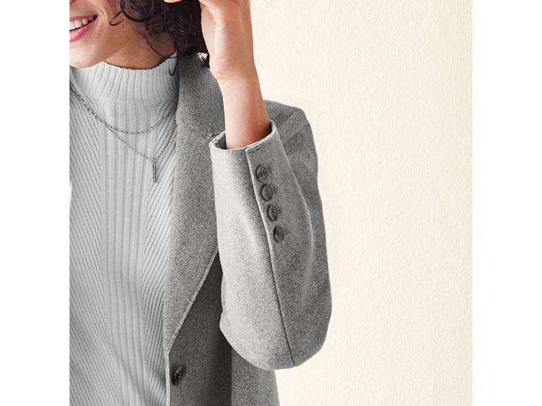 Gehe zu Vollbildansicht: esmara® Damen Mantel in modischer Wolloptik - Bild 9