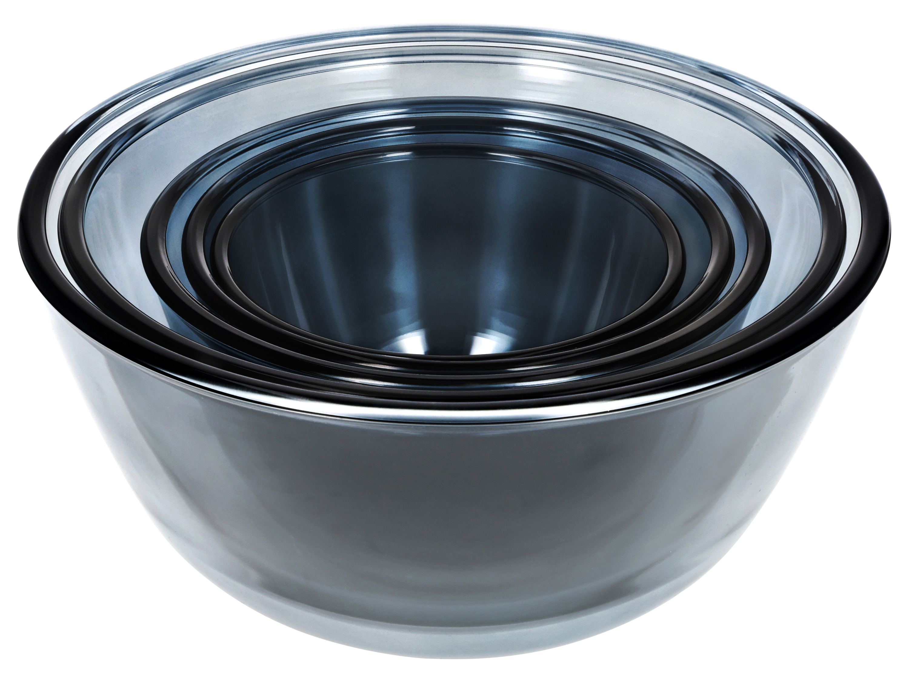 Thumbnail - SILVERCREST® Schalen-Set Glas 5-tlg. (Schwarz)