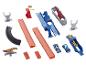 Hot Wheels Rennstrecke mit zwei Autos, geraden und Kurvenstrecken