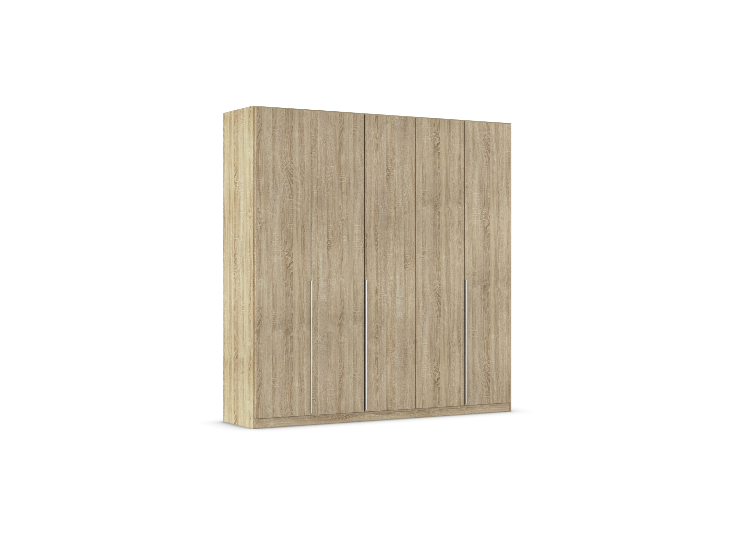 RAUCH ORANGE Drehtürenschrank Alabama (Classic-Zubehör, Eiche Sonoma, Griffe Alufarben, 226 x 229 cm) – Bild 3 von 4