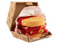 Burger-Socken in einer Hamburger-Box.