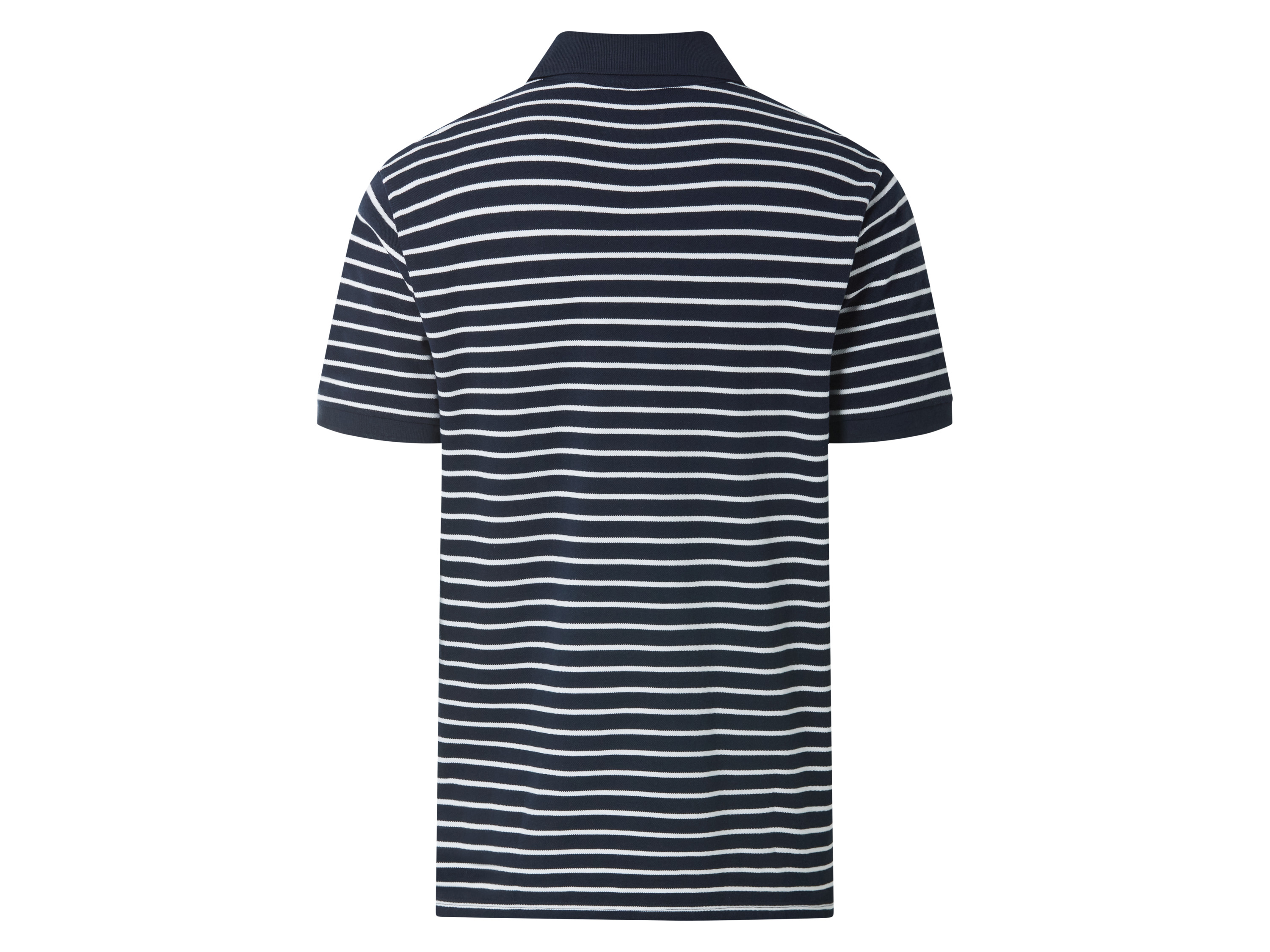 Thumbnail - esmara Men Herren Poloshirt kurzarm Piquee (navy/weiß, L (52/54))