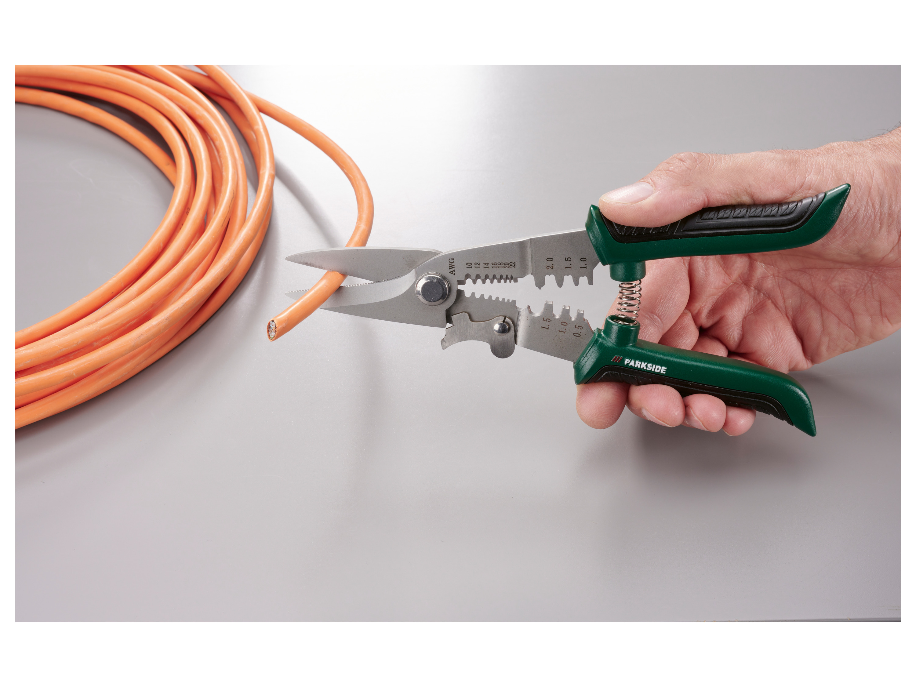 Thumbnail - PARKSIDE® Multi-Abisolierzange 180 mm / Kabelschere 180 mm / Kabelschere 205 mm (Kabelschere 205 mm)