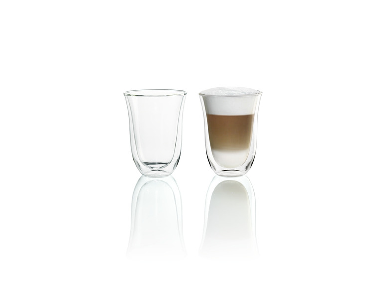 Gehe zu Vollbildansicht: Delonghi Latte Macchiato Gläser, 220 ml, 2er Set - Bild 6