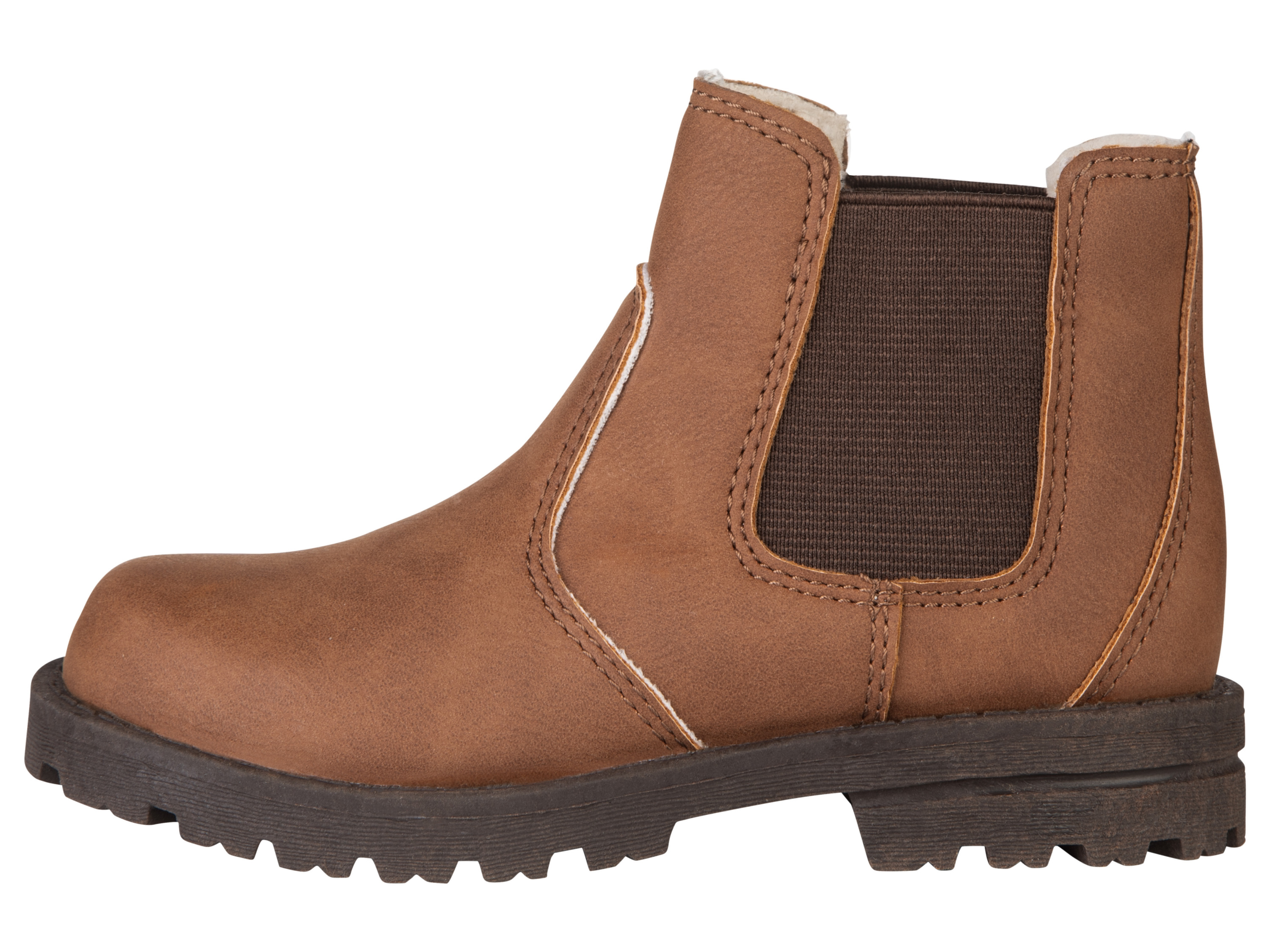 LUPILU® Kleinkinder Jungen Stiefel mit Warmfutter (Braun, 26) – Bild 2 von 3