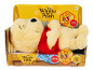 Winnie Puuh Plüschtier in einer Box, mit „Drück meinen Bauch“ und „Leuchtet und atmet“ Funktionen.