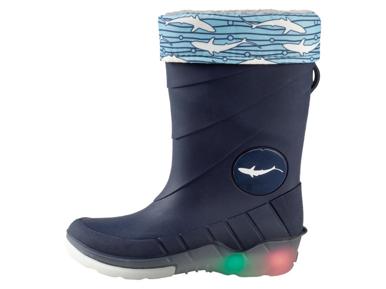 Gehe zu Vollbildansicht: lupilu® Kleinkinder Regenstiefel mit coolem Blink-Effekt - Bild 6