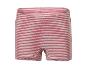 Jungen-Boxershorts aus Baumwolle mit rot-weißen Streifen